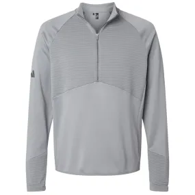 Adidas Men's Grey Three Quarter Zip Pullover