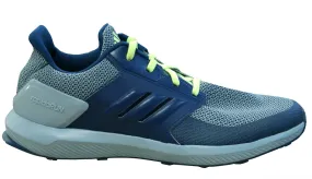 Adidas Sport RapidaRun Running Trainers Blue Lace Up Shoes - Kids