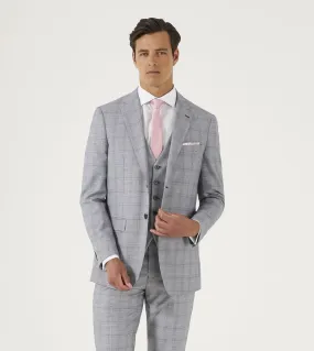 Anello Grey Prince Of Wales Check Jacket