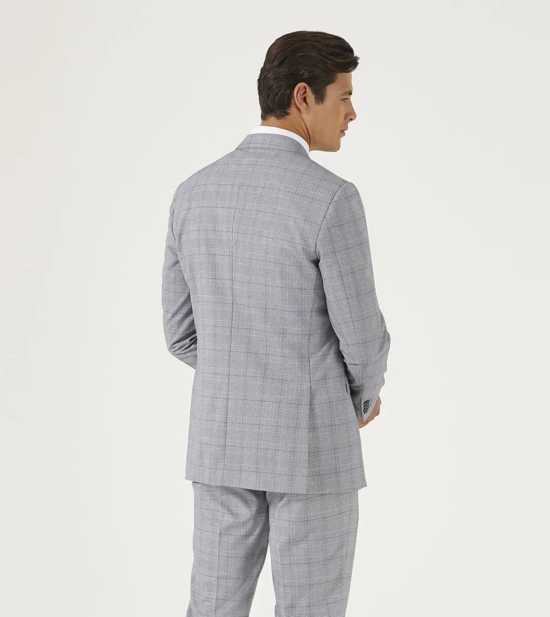 Anello Grey Prince Of Wales Check Jacket