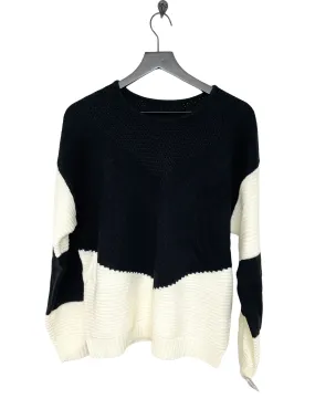 Black Cream Sweater Clothes Mentor, Size Xl