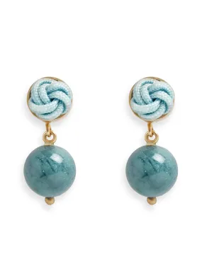 Blue Nieve Jade Earrings