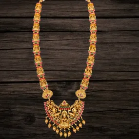 Charming Goddess laxmi Temple Styled Antique Necklace Set By Asp Fashion Jewellery