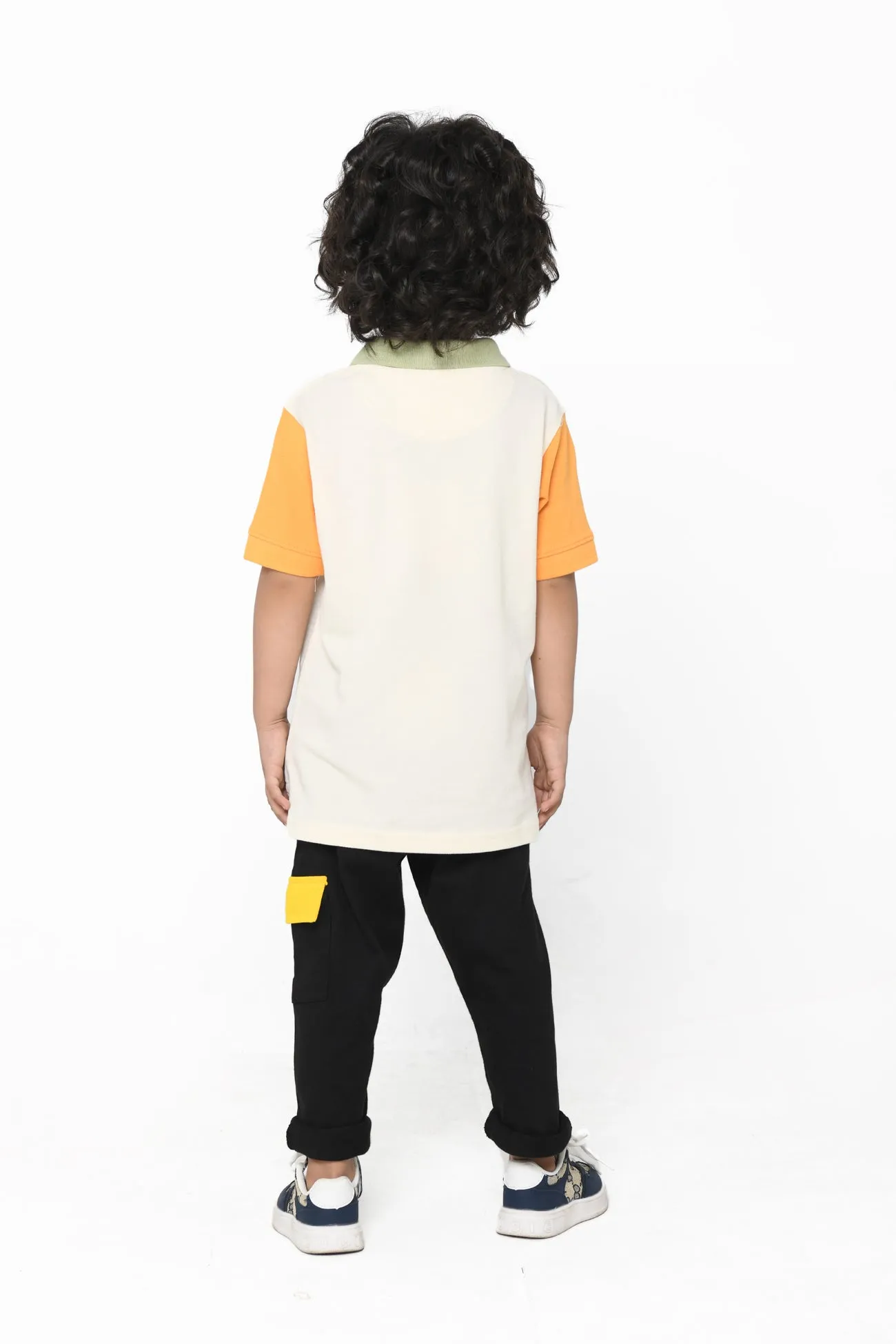 Color Block Polo Shirt