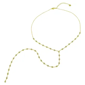 Diamond Bezel Lariat