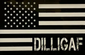 Dilligaf Flag Sticker 3 x 2