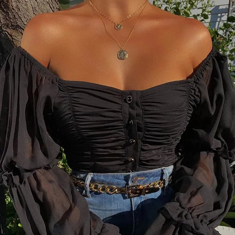 Flare Sleeve Top