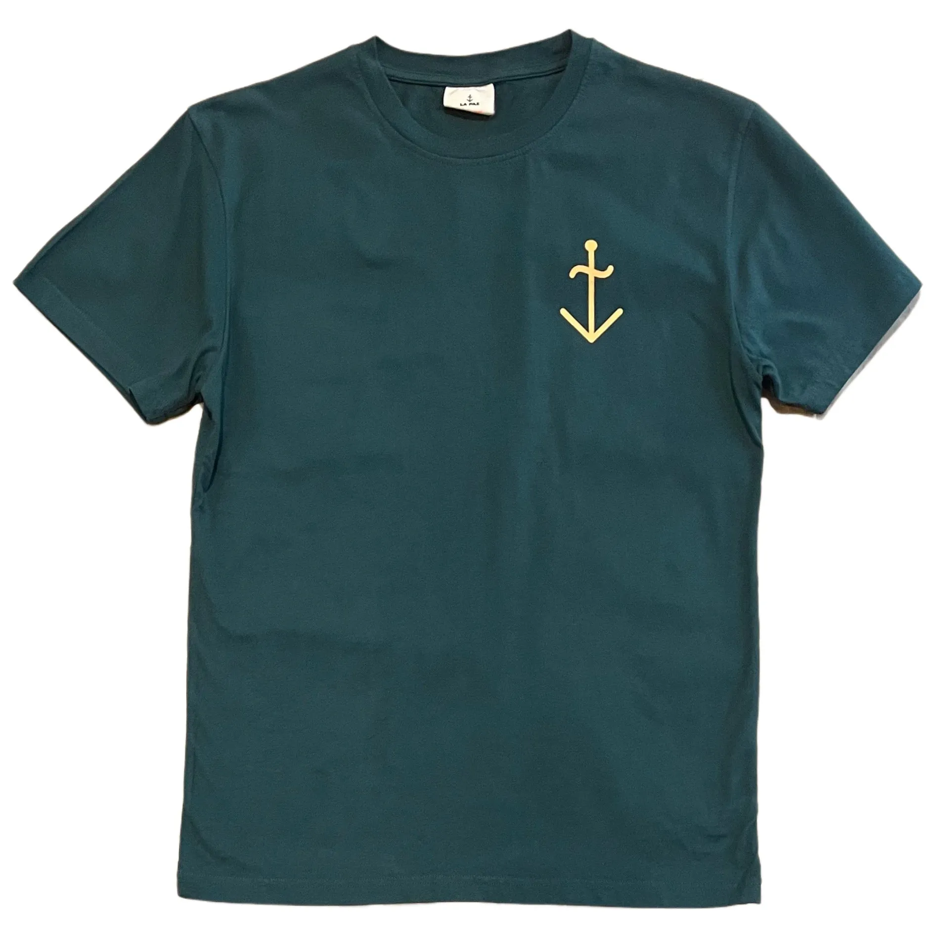 LA PAZ Dantas Logo T-Shirt Sea Moss Yellow