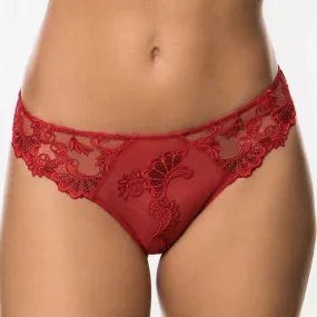 Lise Charmel Dressing Floral Italian Brief in Red ACC0788