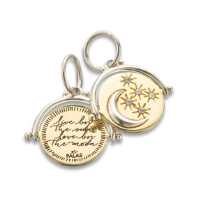 Live by the Sun Love by the Moon Spinner Charm