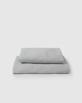 Marcel Linen Sheet Set - Glacier