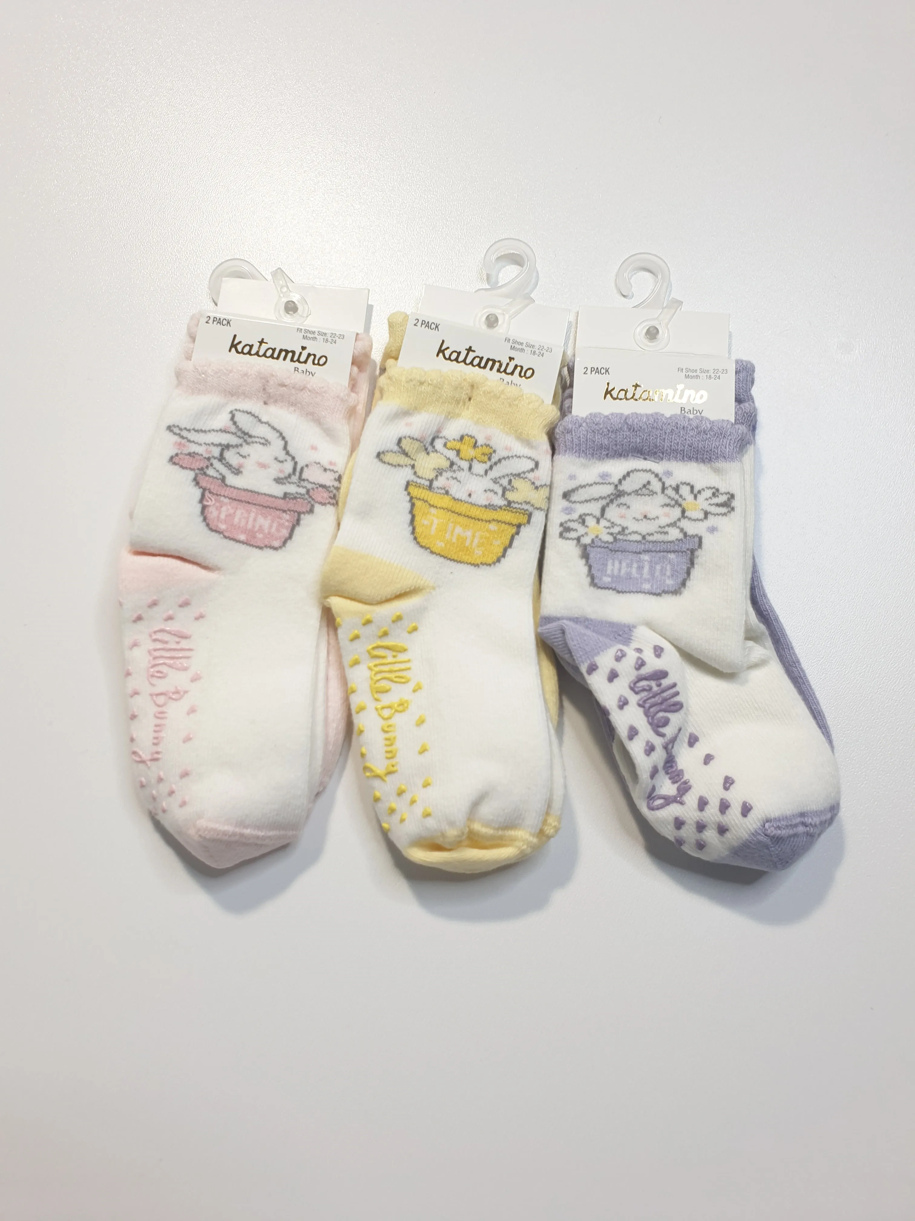 Mdchen Socken mit ABS 2Tlg. Set