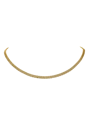 Mesh Necklace 14K Gold Plated