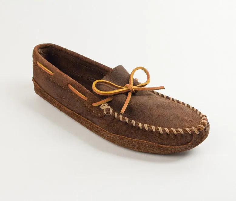 Minnetonka - DOUBLE BOTTOM SOFTSOLE BROWN RUFF - 723