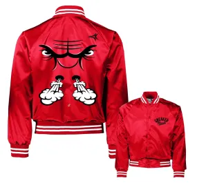 Retro 9 Chile Red Raging Face Jacket