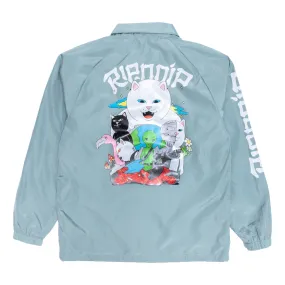 RIPNDIP RUNAWAY COACHES JACKET-PINE