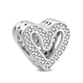 Stylish Sterling Silver Zircon Sparkling Beads For Women