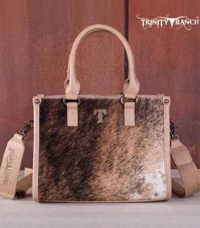 Trinity Ranch cowhide small CROSSBODY purse