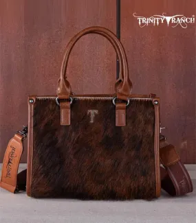 Trinity Ranch cowhide small CROSSBODY purse