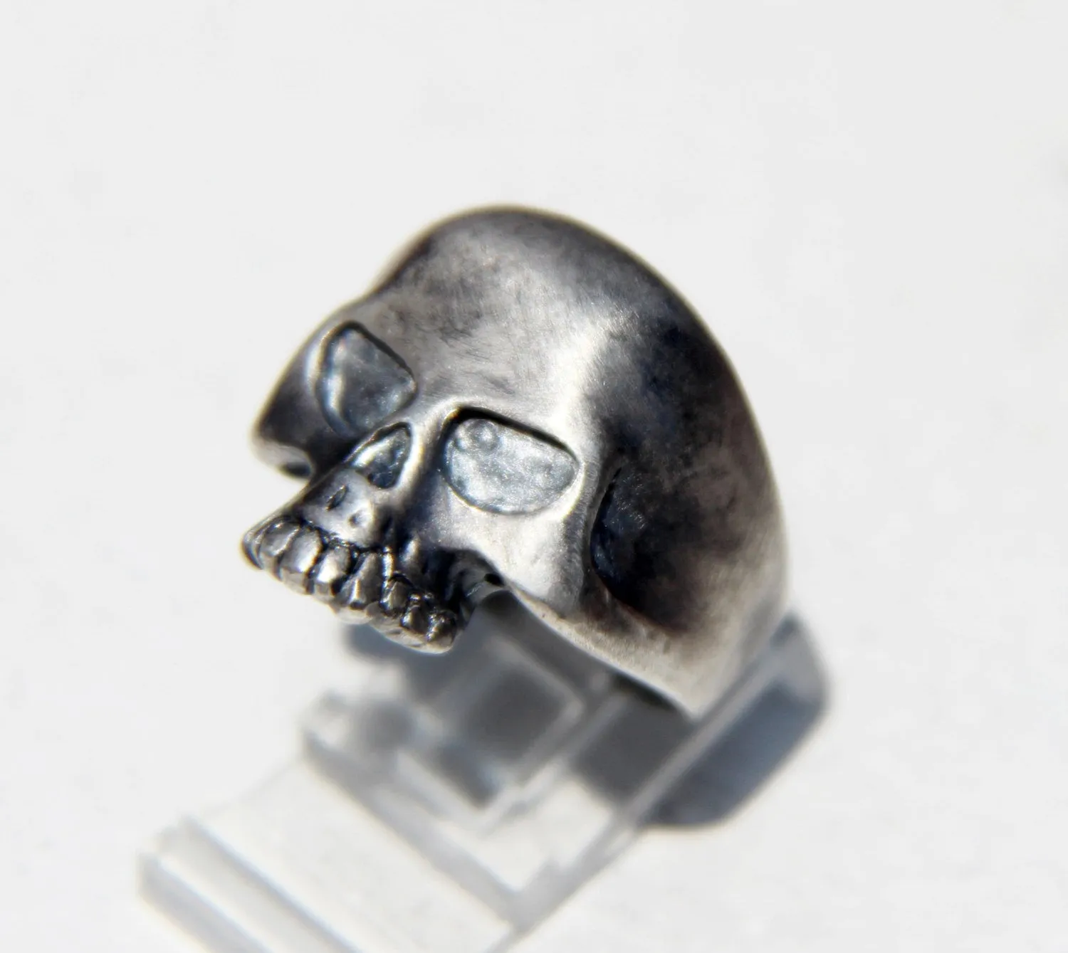 UDINC0011 - Until Death, Inc. "Punisher"  Skull Ring. Heavy 925 Sterling Silver. All US Sizes.